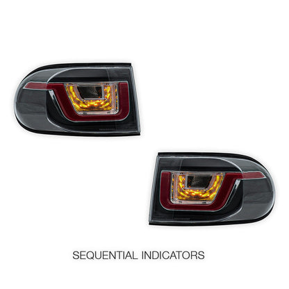 Toyota FJ Cruiser GSJ10 (2007 - 2020) Sequential Clear LED Tail Lights LH + RH