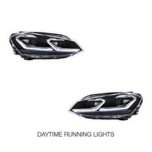 Volkswagen Golf VII MK7 (2014 - 2017) Dual Beam Projector Sequential Headlights LH + RH