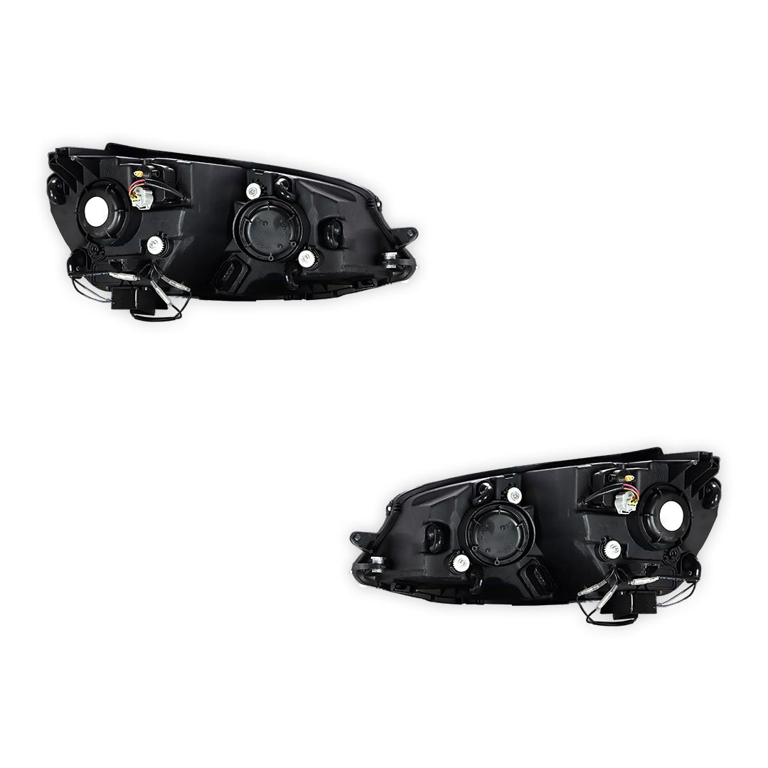 Volkswagen Golf VII MK7 (2014 - 2017) Dual Beam Projector Sequential Headlights LH + RH