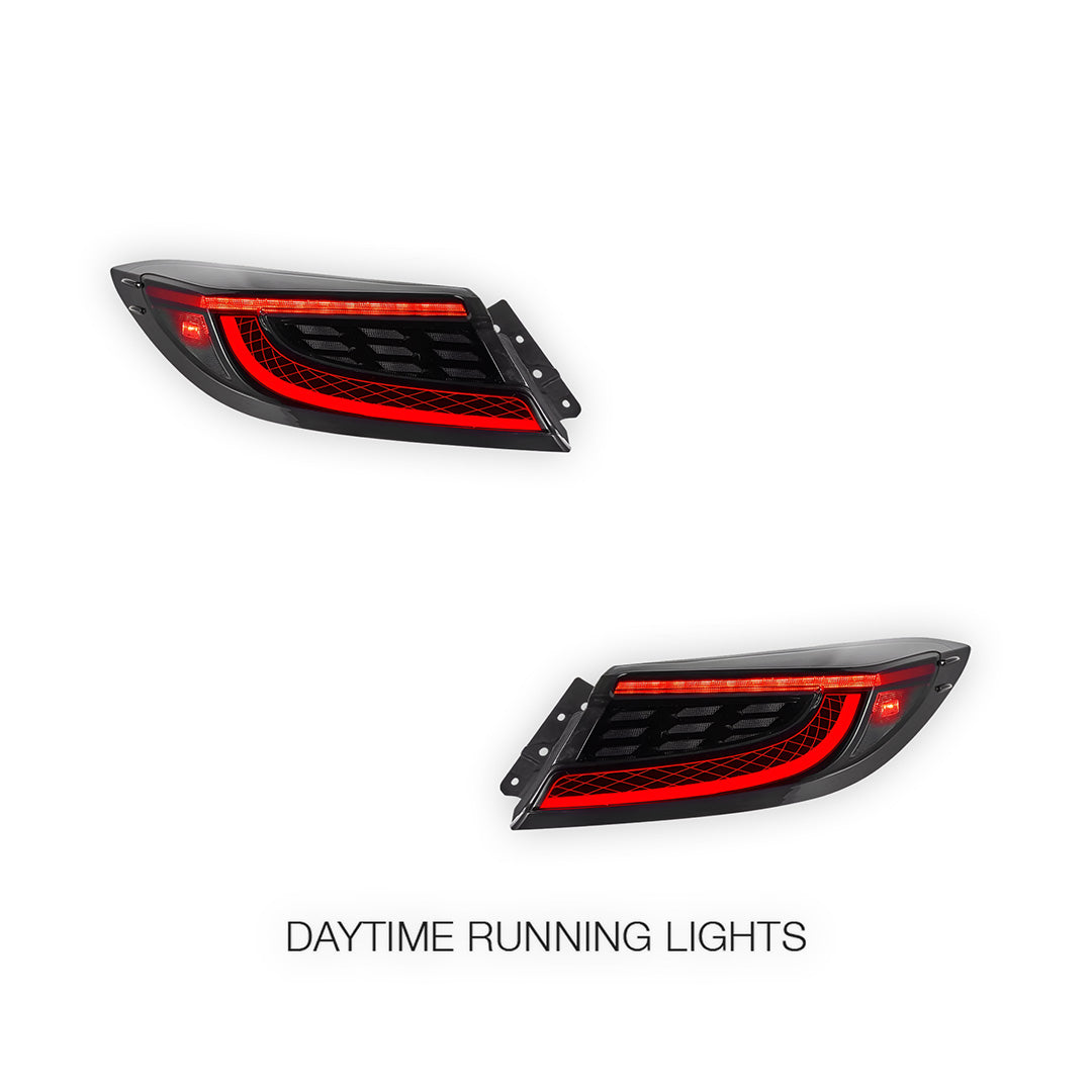 Subaru BRZ 2nd Gen. (2022 - 2024) Sequential Smoked Full LED Tail Lights LH + RH