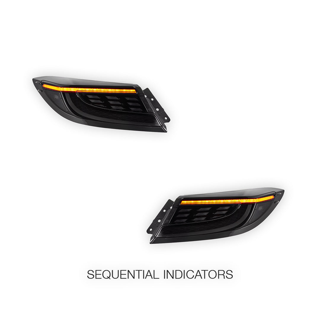 Subaru BRZ 2nd Gen. (2022 - 2024) Sequential Smoked Full LED Tail Lights LH + RH