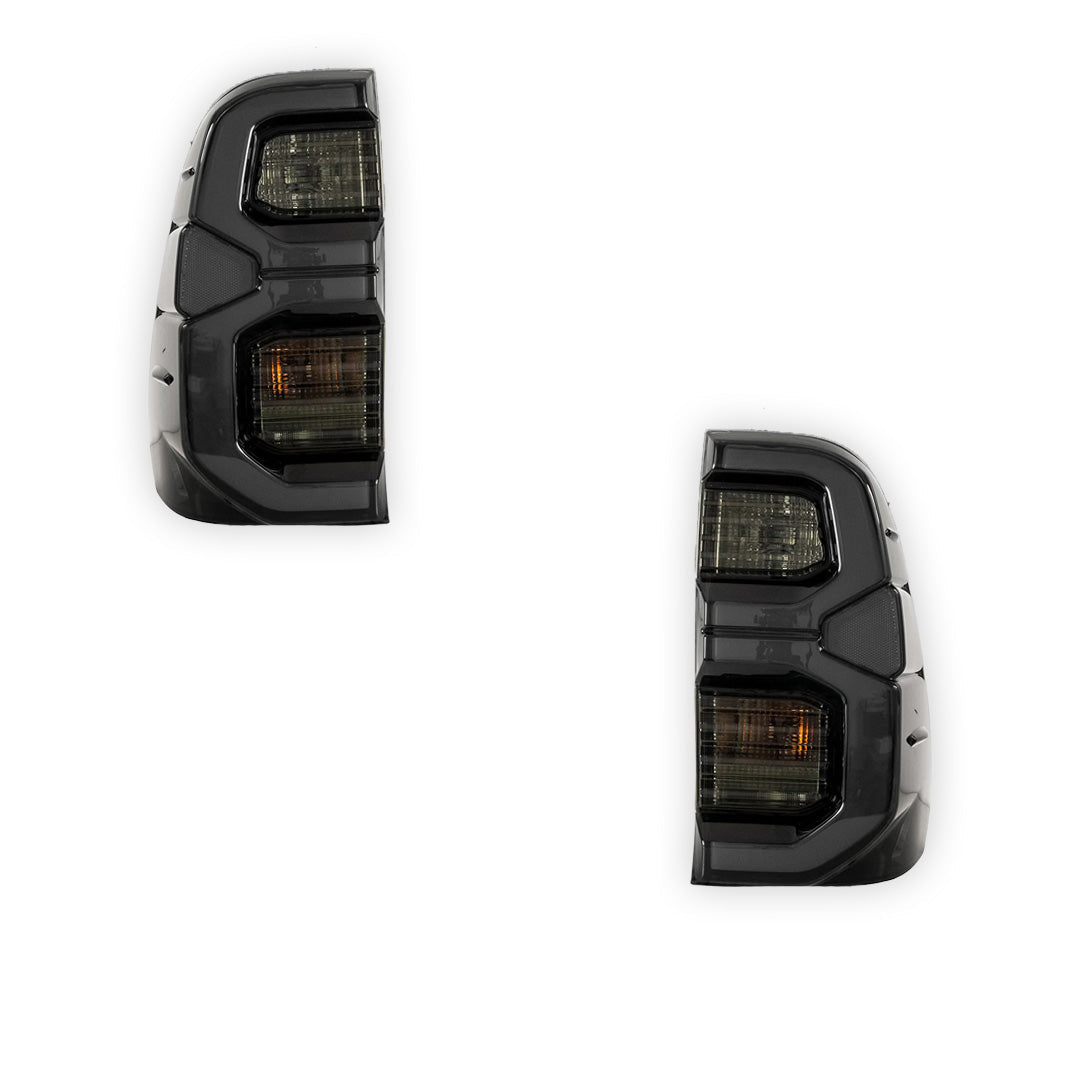 Toyota Hilux SR5 N80 GUN125 / GUN126R (2015 - 2024) Smoked Tail Lights LH + RH