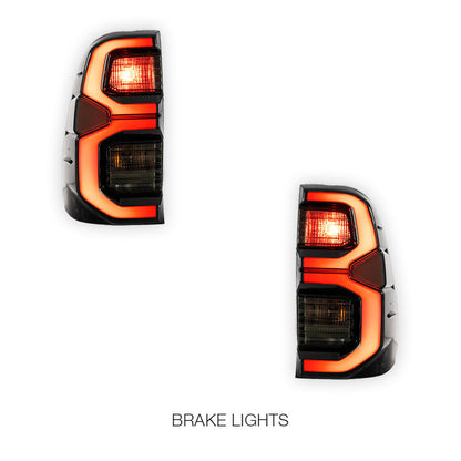 Toyota Hilux SR5 N80 GUN125 / GUN126R (2015 - 2024) Smoked Tail Lights LH + RH
