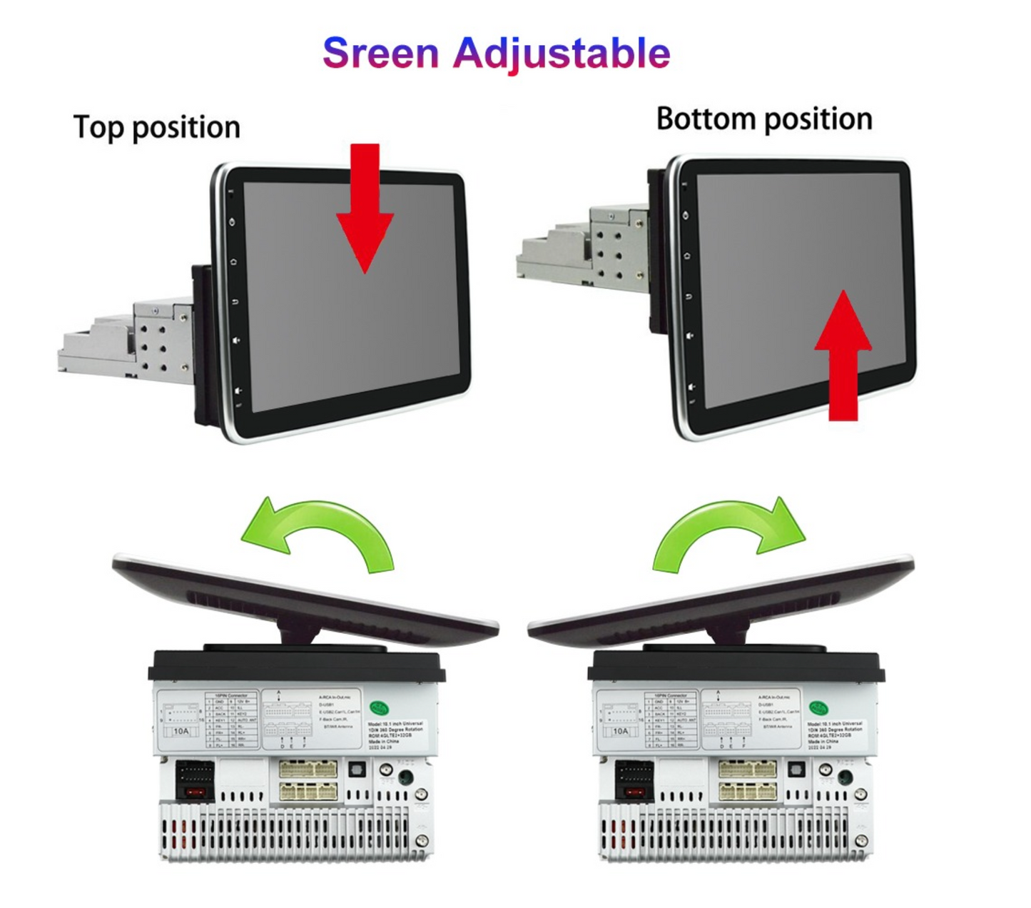 Nissan Navara D21 (1986 - 1997) 10.1" Double DIN Wireless Android 16 Head Unit for Apple CarPlay / Android Auto