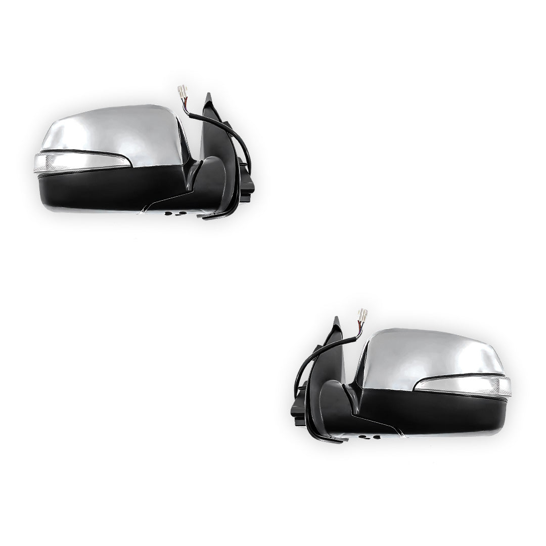 Isuzu D-Max RA / RC (2003 - 2012) Electric Door Mirrors (Chrome)