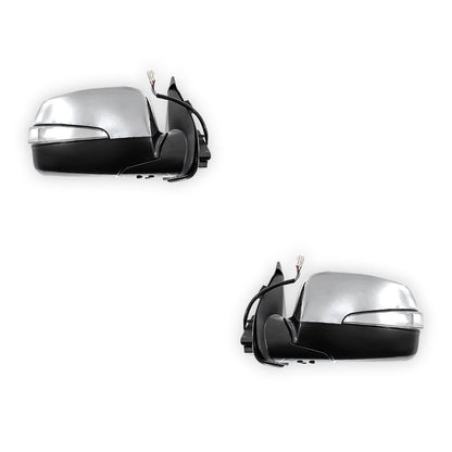 Isuzu D-Max RA / RC (2003 - 2012) Electric Door Mirrors (Chrome)