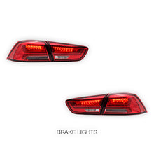 Mitsubishi Lancer Evo X / CJ / CF (2008 - 2017) Sequential Red LED Tail Lights LH + RH