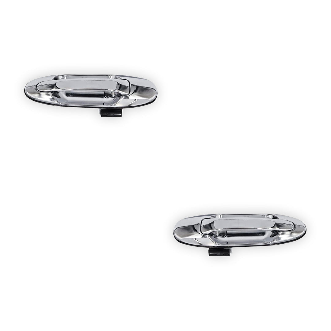 Toyota LandCruiser 100 Series (1998 - 2007) Front Full Chrome Outer Door Handles LH + RH