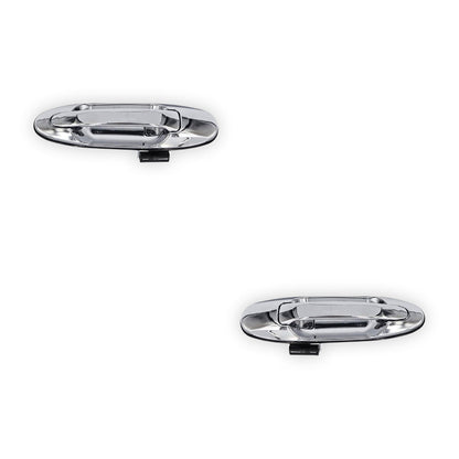 Toyota LandCruiser 100 Series (1998 - 2007) Front Full Chrome Outer Door Handles LH + RH