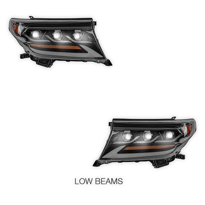 Toyota LandCruiser 200 Series (2008 - 2015) Sequential LED DRL Headlights LH + RH