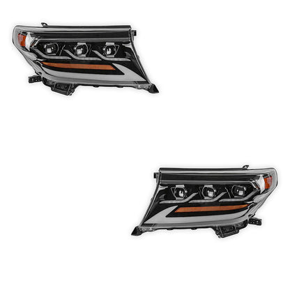 Toyota LandCruiser 200 Series (2008 - 2015) Sequential LED DRL Headlights LH + RH