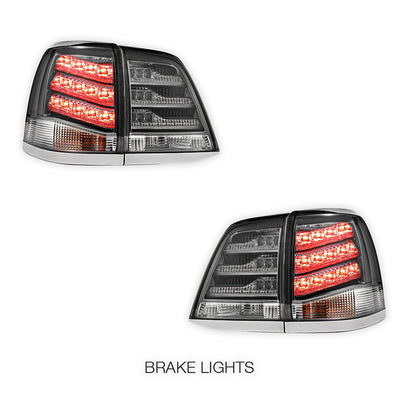 Toyota LandCruiser 200 Series (2008 - 2015) LED Tail Lights LH + RH