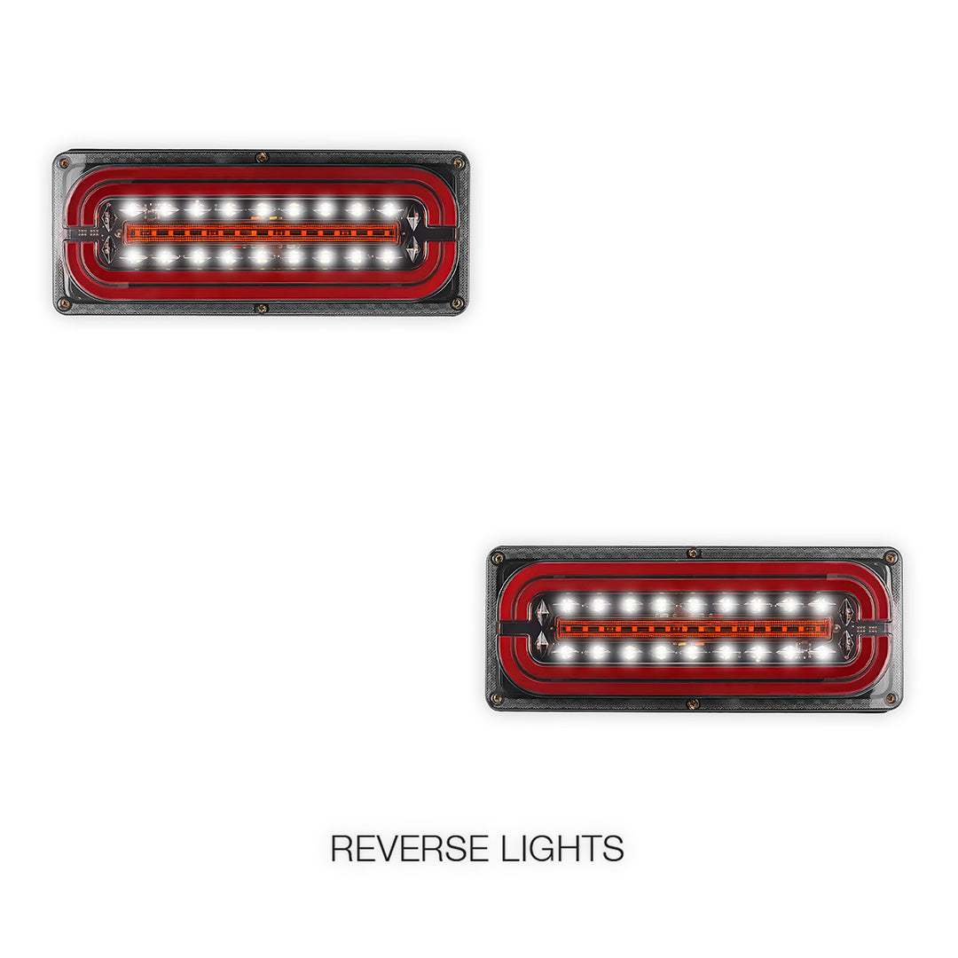 Universal Sequential LED Tail Lights for Utes / Trucks / Trailers / Caravans LH + RH
