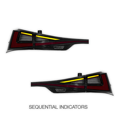 Lexus IS250 GSE20 / GSE30 (2014 - 2015) Sequential Smoked Full LED Tail Lights LH + RH