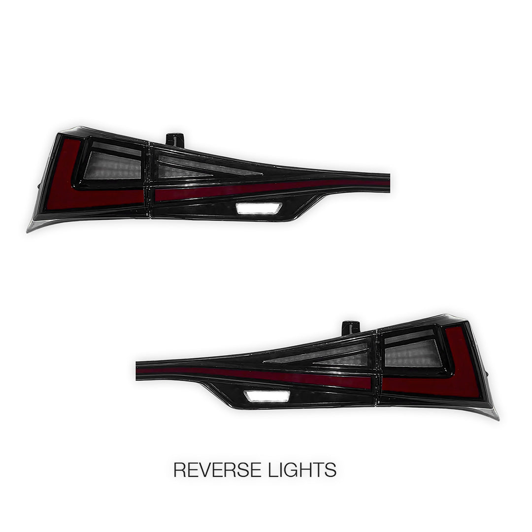 Lexus IS300h AVE30 (2014 - 2020) Sequential Smoked Full LED Tail Lights LH + RH