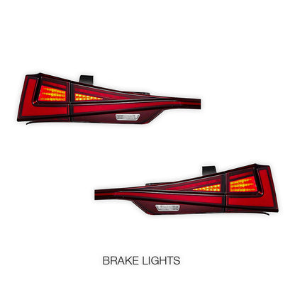 Lexus IS-F USE20 (2014) Sequential Red Full LED Tail Lights LH + RH