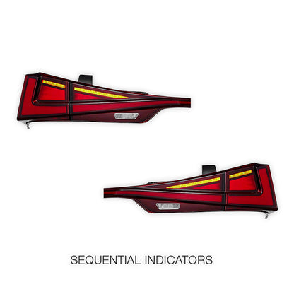 Lexus IS-F USE20 (2014) Sequential Red Full LED Tail Lights LH + RH