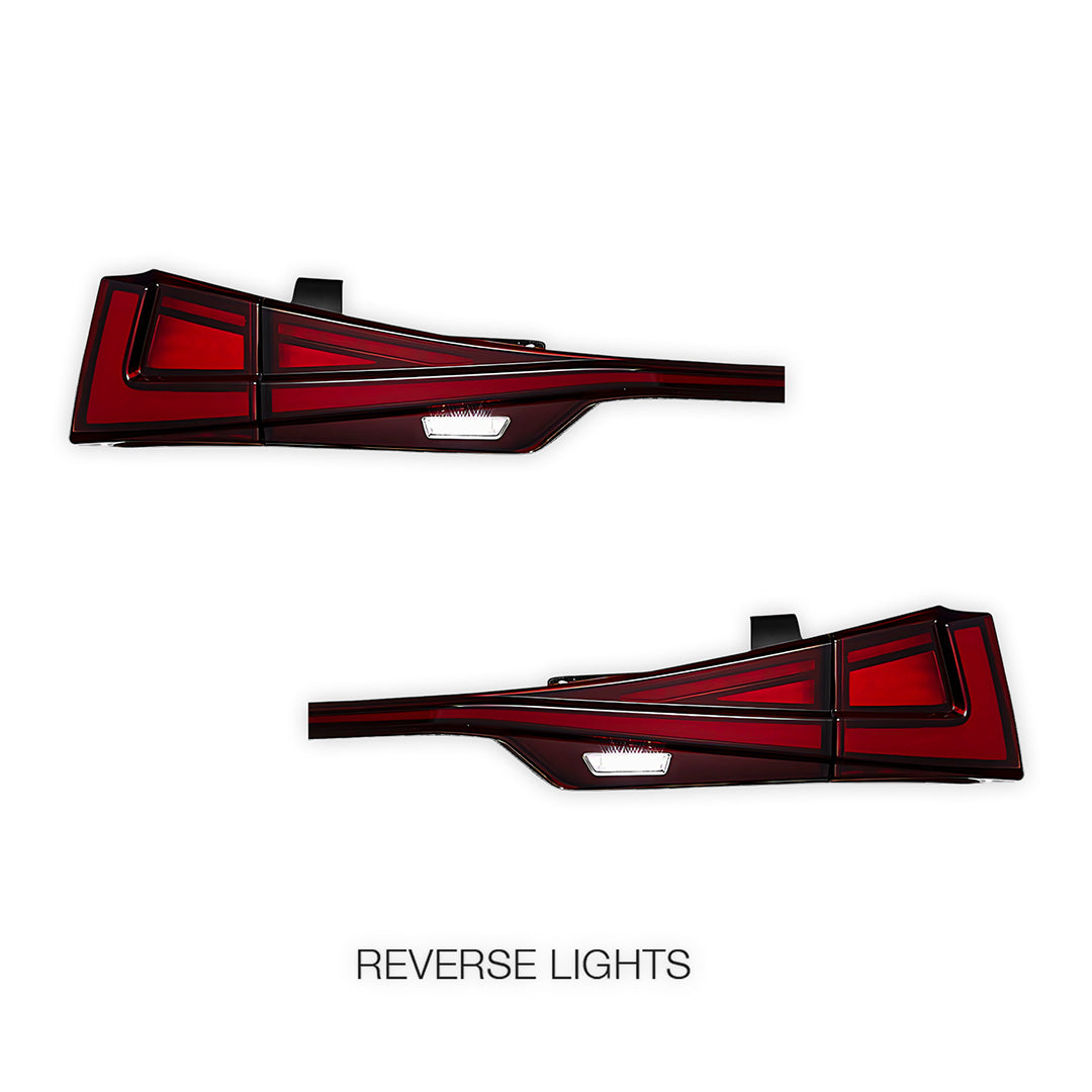 Lexus IS300h AVE30 (2014 - 2020) Sequential Red Full LED Tail Lights LH + RH