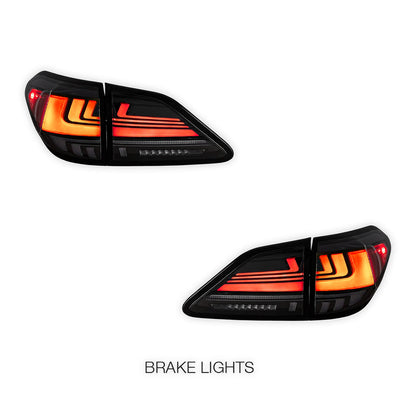 Lexus RX350 GGL15 (2012 - 2014) Sequential Red Smoked LED Tail Lights LH + RH