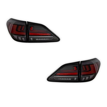Lexus RX450h GYL15 (2009 - 2014) Sequential Red Smoked LED Tail Lights LH + RH
