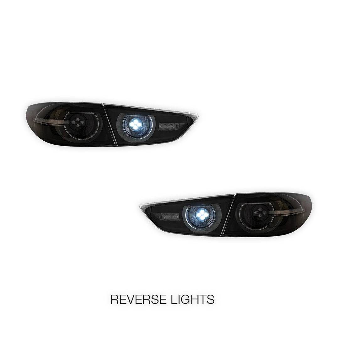 Mazda 3 Axela BP (2019 - 2022) Sequential Smoked LED Tail Lights LH + RH