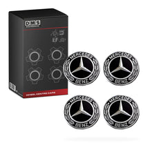 Mercedes-Benz B-Class W245 / W246 (2004 - 2015) 4 Pcs. 75mm Black Wheel Centre Caps