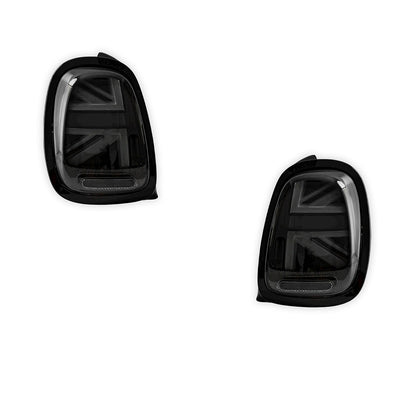 Mini Cooper F55 / F56 / F57 (2014 - 2018) Sequential Smoked Black LED Tail Lights LH + RH