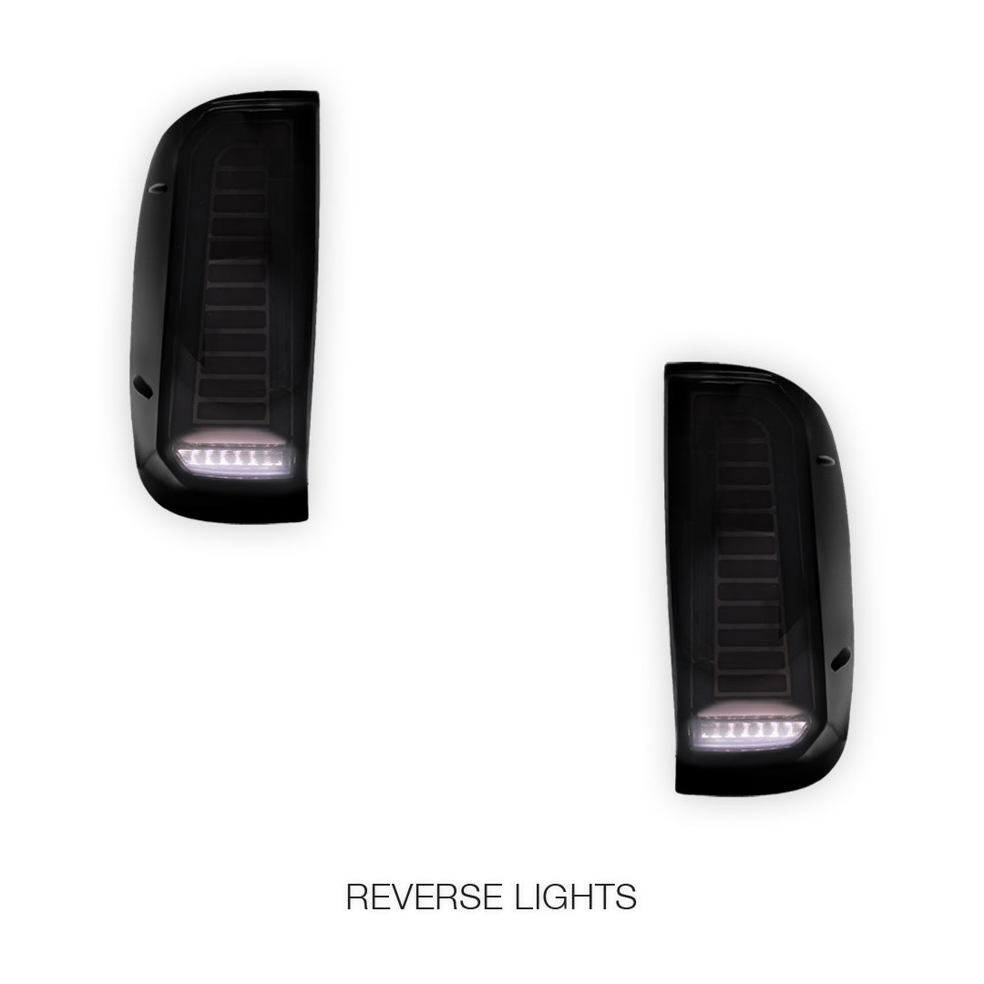 Toyota Hilux N70 (2007 - 2015) Scarlet Sequential Smoked Tail Lights LH + RH