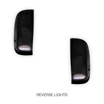 Toyota Hilux N70 (2007 - 2015) Scarlet Sequential Smoked Tail Lights LH + RH
