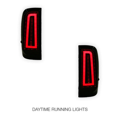 Toyota Hilux N70 (2005 - 2015) Scarlet Smoked Tail Lights LH + RH