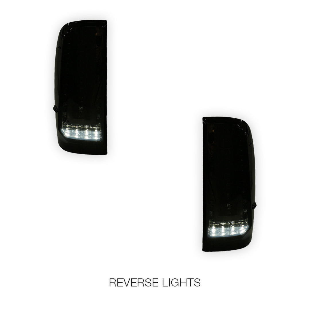 Toyota Hilux N70 (2005 - 2015) Scarlet Smoked Tail Lights LH + RH