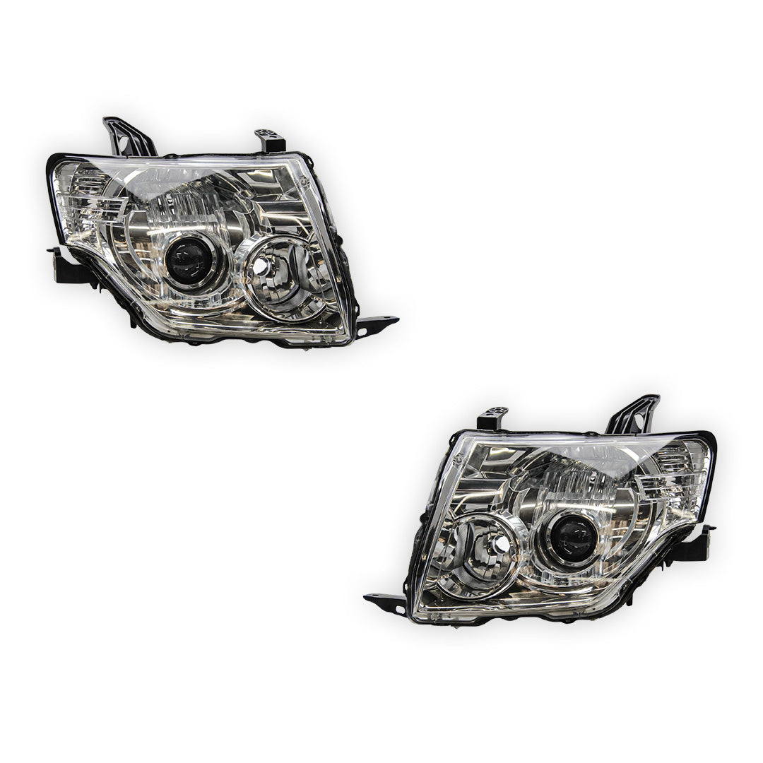 Mitsubishi Pajero NS NT NW (2006 - 2015) Manual OEM Style Headlights LH + RH