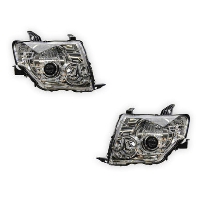 Mitsubishi Pajero NS NT NW (2006 - 2015) Manual OEM Style Headlights LH + RH