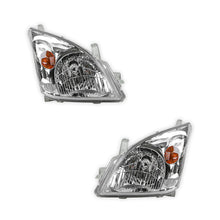 Toyota LandCruiser Prado 120 Series (2002 - 2009) Chrome OEM Style Headlights LH + RH