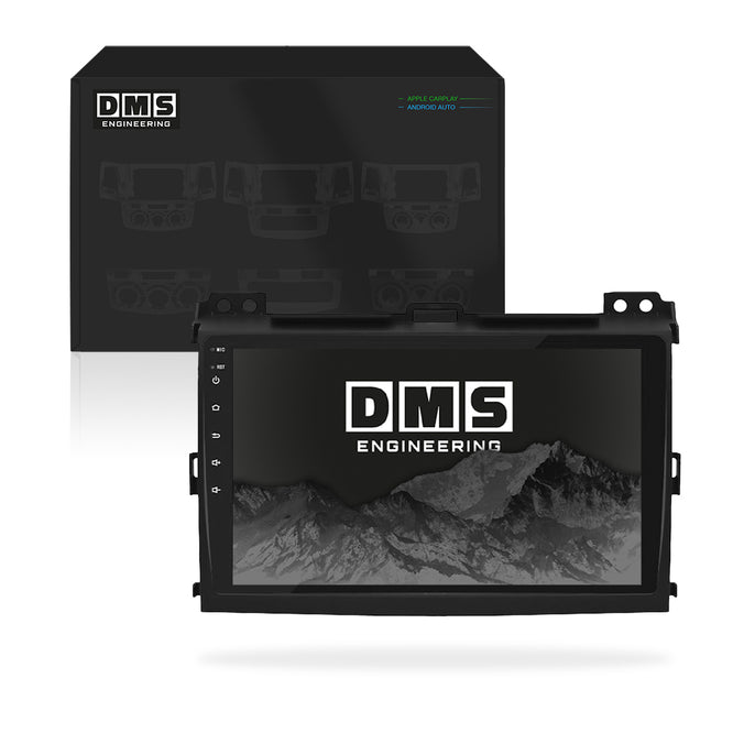 Toyota LandCruiser Prado 120 Series (2003 - 2009) 9" 13.3" Wireless Android 16 Head Unit for Apple CarPlay / Android Auto
