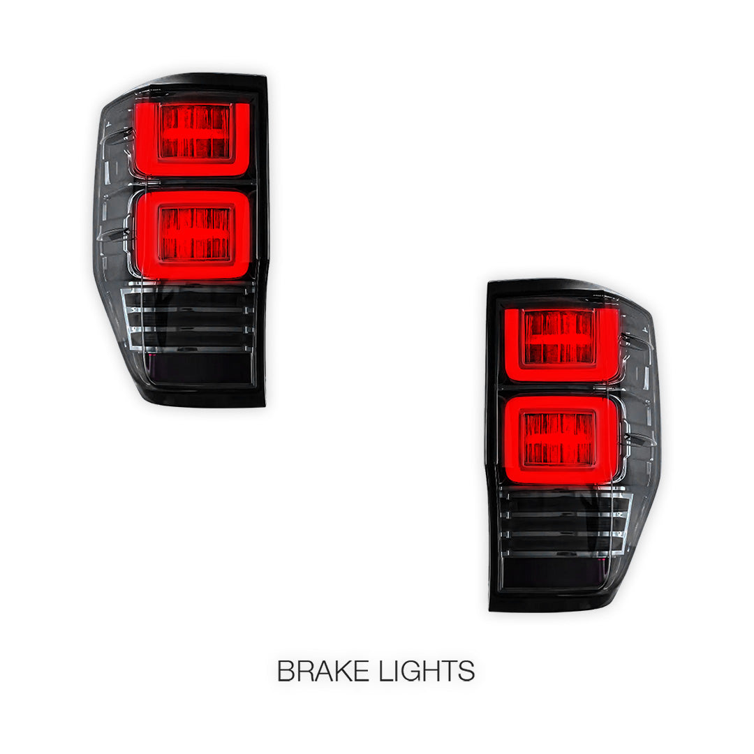 Ford Ranger PX MK1 / MK2 / MK3 (2012 - 2022) Sequential Smoked LED Tail Lights LH + RH