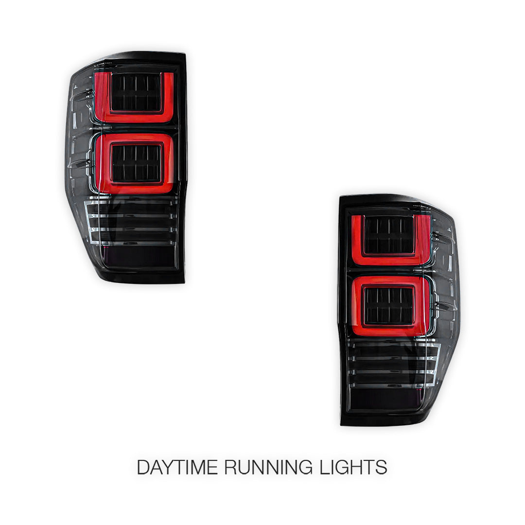 Ford Ranger PX MK1 / MK2 / MK3 (2012 - 2022) Sequential Smoked LED Tail Lights LH + RH