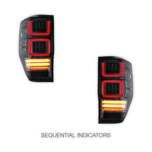 Ford Ranger PX MK1 / MK2 / MK3 (2012 - 2022) Sequential Smoked LED Tail Lights LH + RH