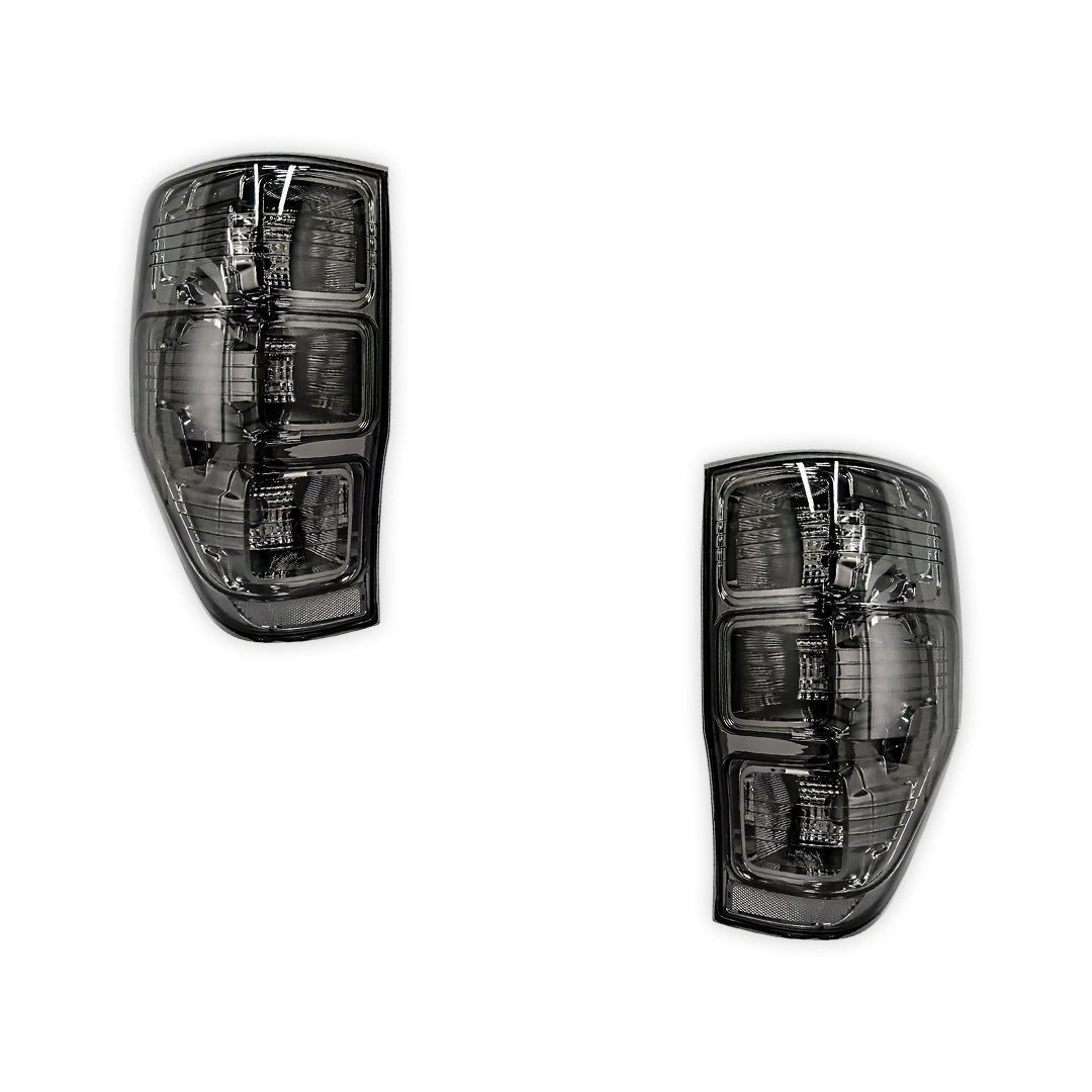 Ford Ranger PX MK1 / MK2 (2011 - 2018) Smoked Black Tail Lights LH + RH