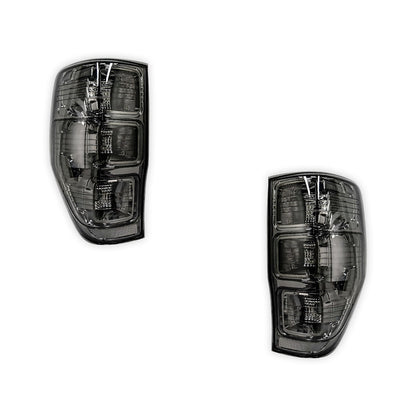 Ford Ranger PX MK1 / MK2 (2011 - 2018) Smoked Black Tail Lights LH + RH