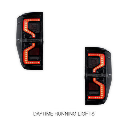 Ford Ranger PX MK1 / MK2 (2012 - 2018) Sequential Smoked Full LED Tail Lights LH + RH