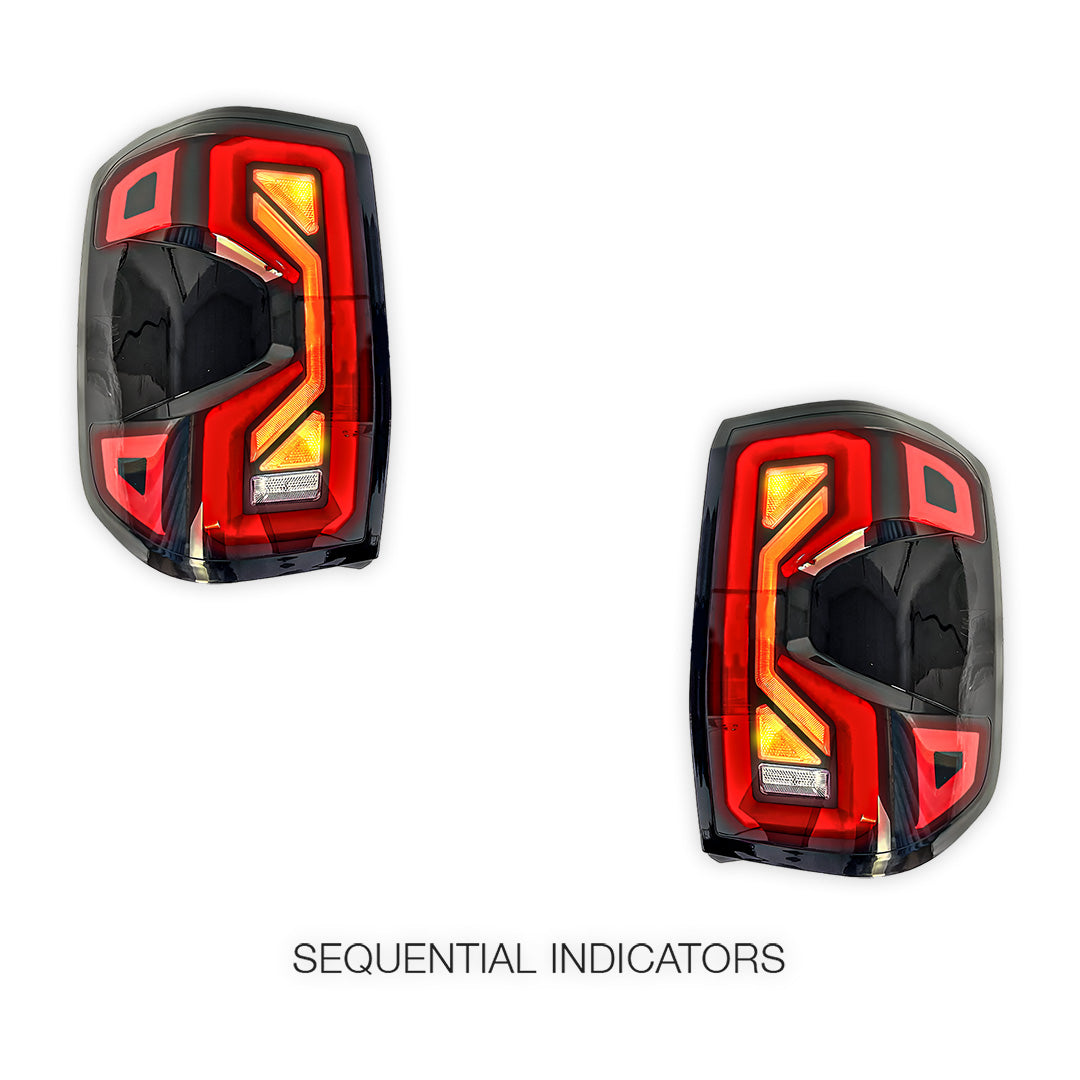 Ford Ranger T9 PY (2022 - 2024) Smoked LED Tail Lights LH + RH