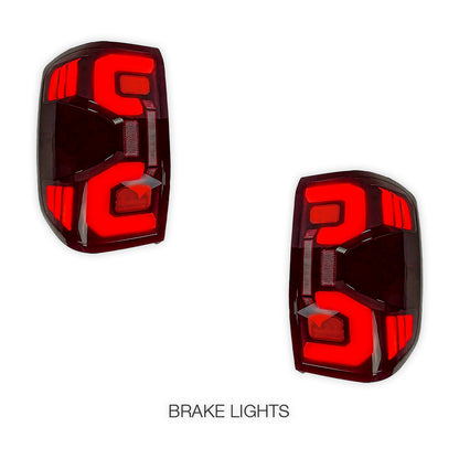 Ford Ranger T9 PY (2022 - 2024) Smoked LED Tail Lights LH + RH