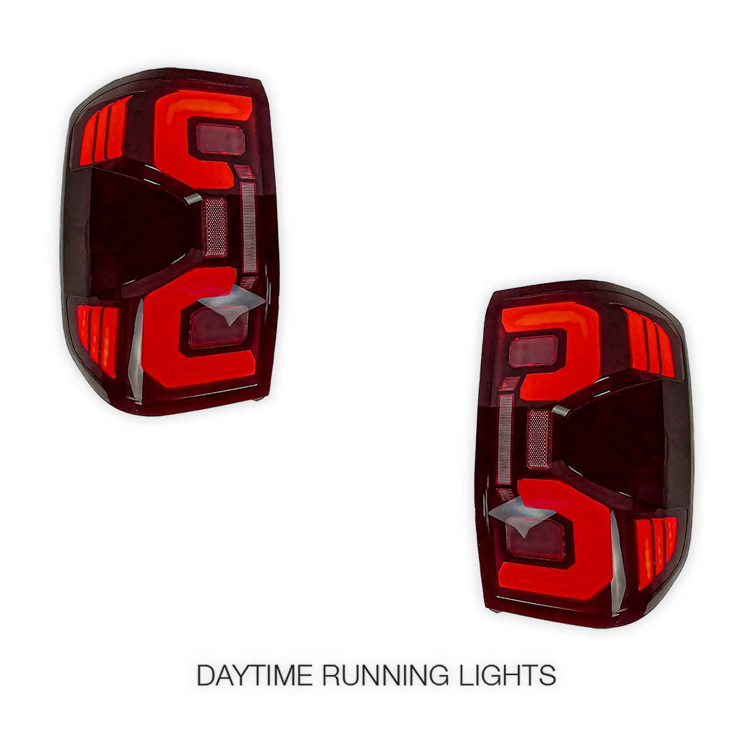 Ford Ranger T9 PY (2022 - 2024) Smoked LED Tail Lights LH + RH
