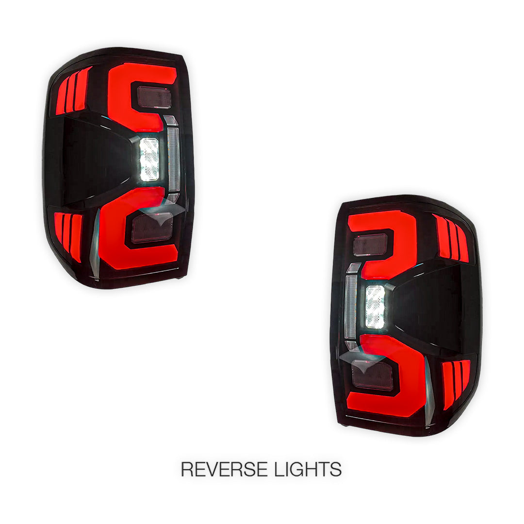 Ford Ranger T9 PY (2022 - 2024) Smoked LED Tail Lights LH + RH