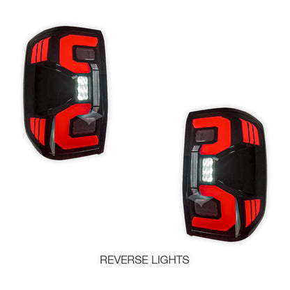 Ford Ranger T9 PY (2022 - 2024) Smoked LED Tail Lights LH + RH