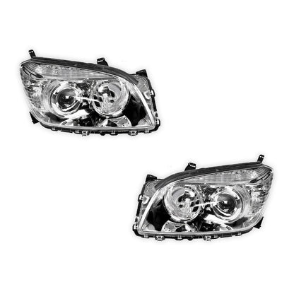 Toyota RAV4 XA30 / ACA30 Series 1 (2005 - 2008) Chrome Headlights LH + RH