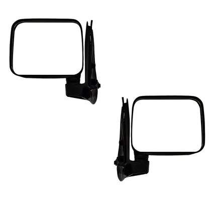 Holden Rodeo TF (1998 - 2003) Manual Door Mirrors (Black)