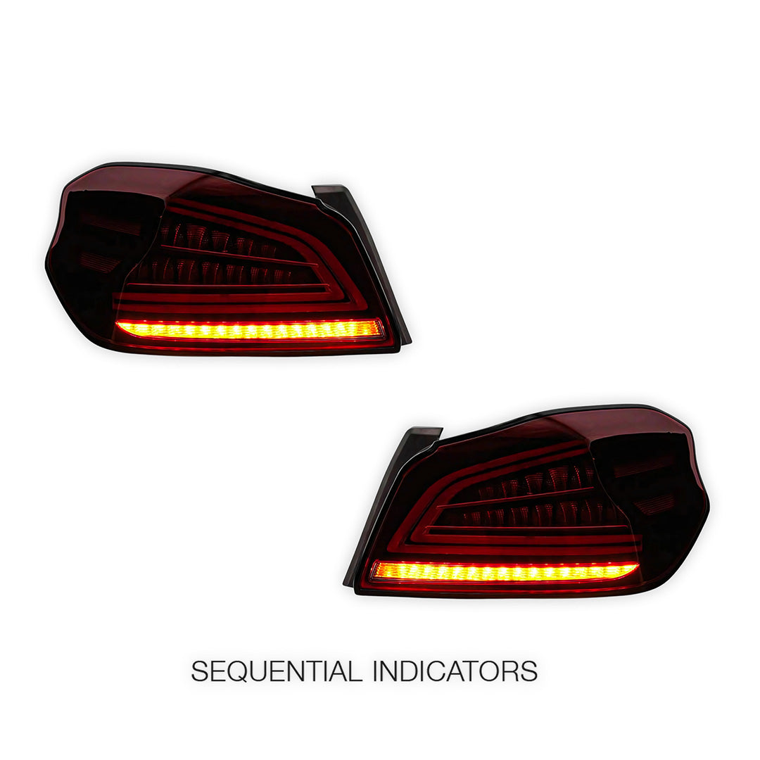 Subaru WRX VA (2015 - 2021) Sequential Red Tail Lights LH + RH