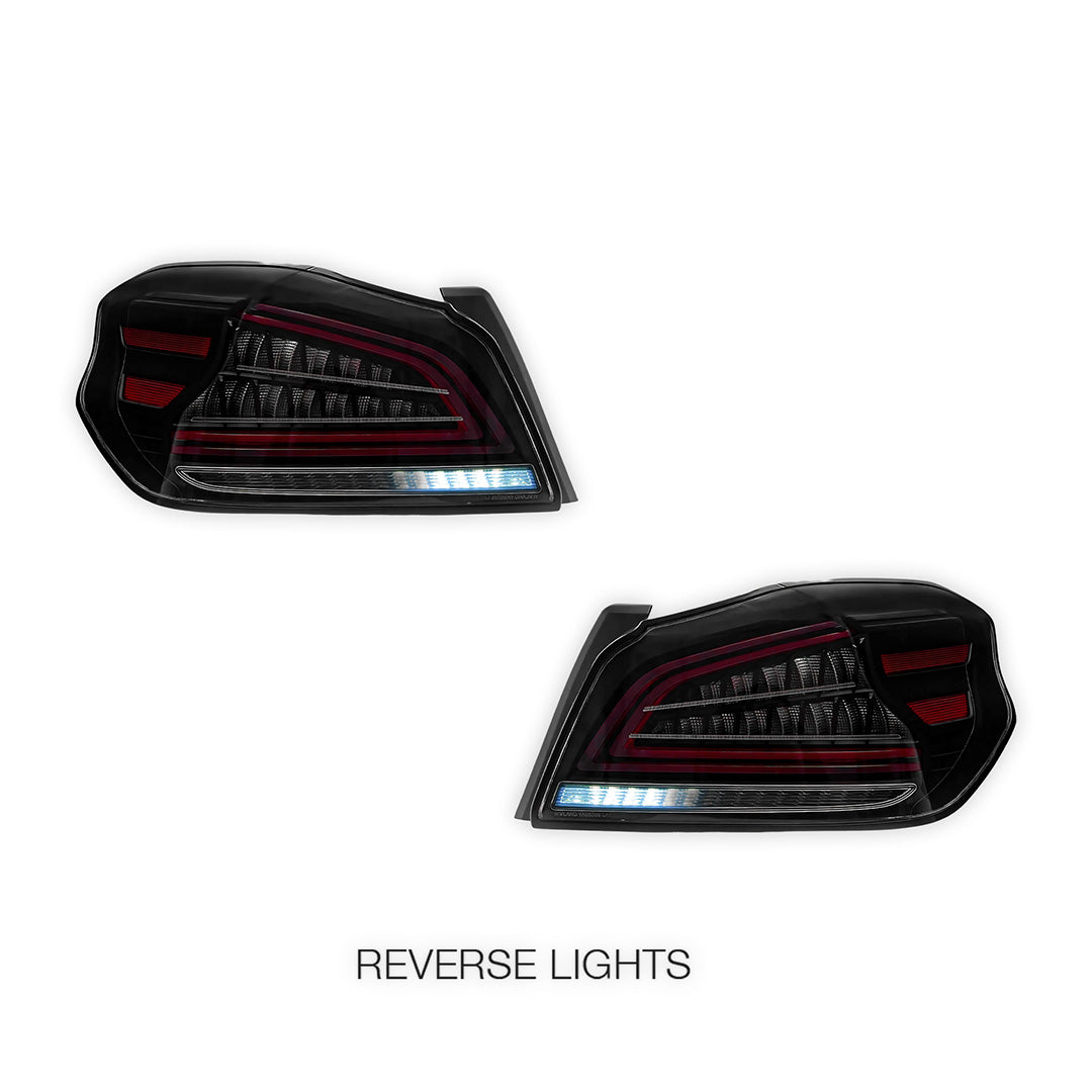 Subaru WRX VA (2015 - 2021) Sequential Smoked Clear Tail Lights LH + RH